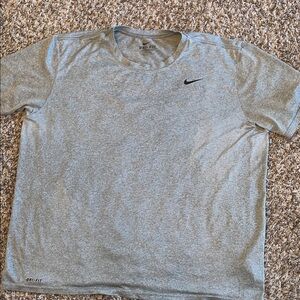 Nike Heather Gray Dri-FIT Tee